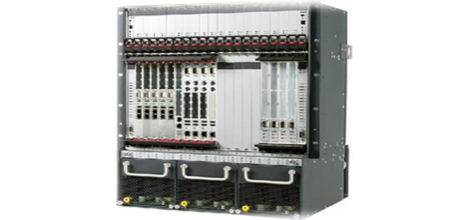 Metal server chassis or enclosure component.