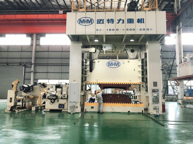 Large press equipment for tooling tryout.