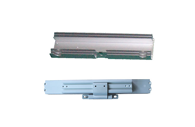 Long rail or bracket assemblies shown on white background.