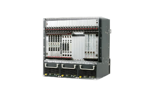 Server or communication subrack/cabinet component on a white background.
