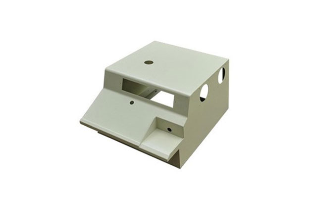 Small sheet-metal control or equipment enclosure.