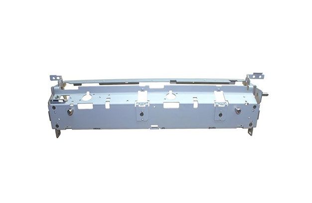 Long light-blue metal housing or battery/enclosure component.